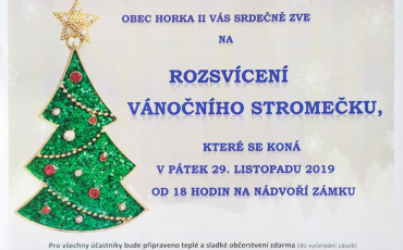 Rozsvícení vánočního stromku na Horce Rozsvícení vánočního stromku na Horce