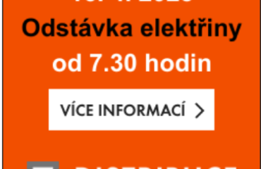 Upozornění na odstávku elektřiny